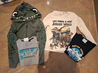 Dino Set Cardigan langarm Tshirt Jurassic World Gr 122 / 128 Niedersachsen - Jembke Vorschau