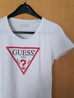 guess Damen TShirt Gr. S M 36 38 rot weiß glitzer Bayern - Oberviechtach Vorschau