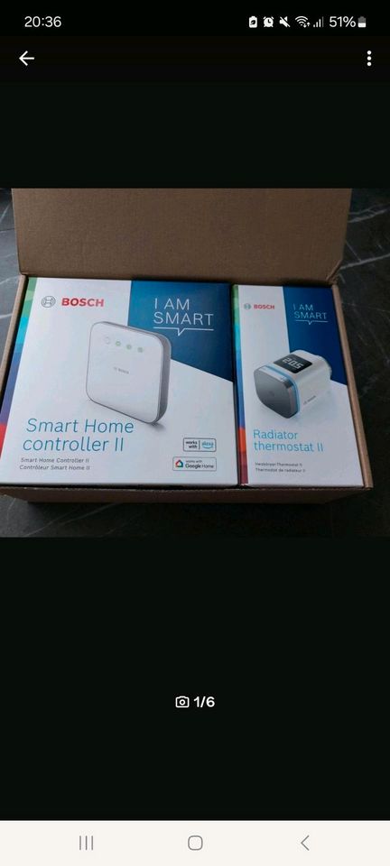 Bosch Smart Home Controller 2 und 1 Thermostat 2 NEU in Wunstorf