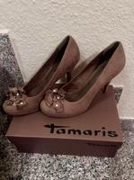 Tamaris Plateau High Heel Pumps Taube Nude Perlen Brosche 41 Nordrhein-Westfalen - Hamm Vorschau