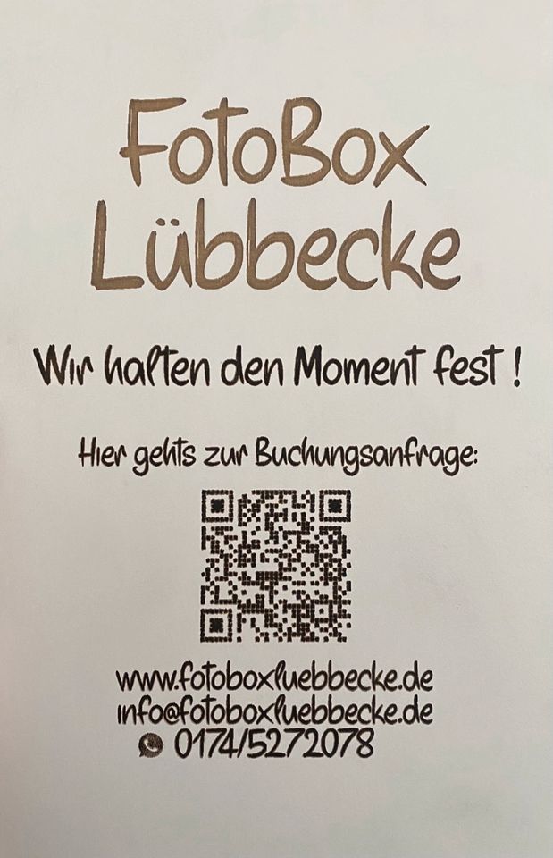 FotoBox 2 Go mieten für deine Party ! in Lübbecke 