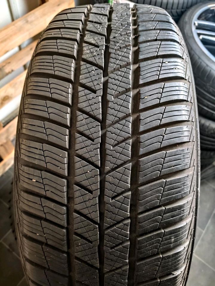 ✓WIE NEU BMW 5ER F10 F11 225/55 R17 WINTERREIFEN SCHWARZE FELGEN in Herten