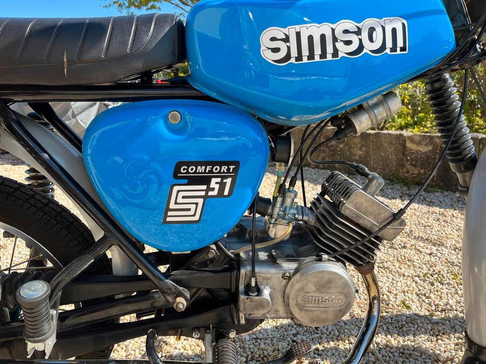 Simson S 51 C mit KBA-Papieren 4 Gang in Stolpe