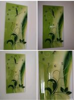 Wanduhr Uhr Glasuhr grün  30x60 cm Bayern - Kolbermoor Vorschau