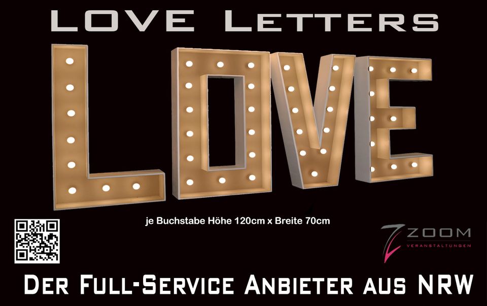 Love Buchstaben mieten, Loveletters, Hochzeitsdeko in Bielefeld