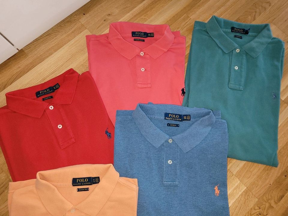 5 hochwertige kurzarm Polo Shirt`s Polo Ralph Lauren XL / XXL in München