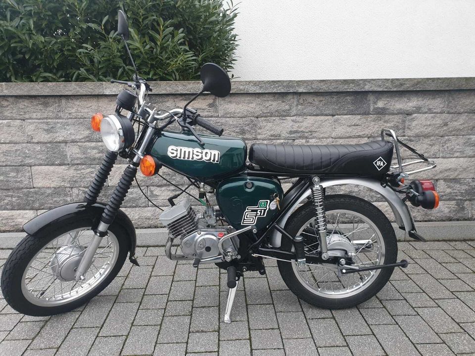 Simson S 51 B 1-4, 12V Vape, Bj. 87, neu aufgebaut in Leipzig