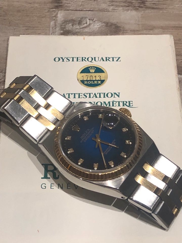 Rolex 17013 Oysterquartz Datejust Lc 100 1983 mit Papiere in Wunstorf