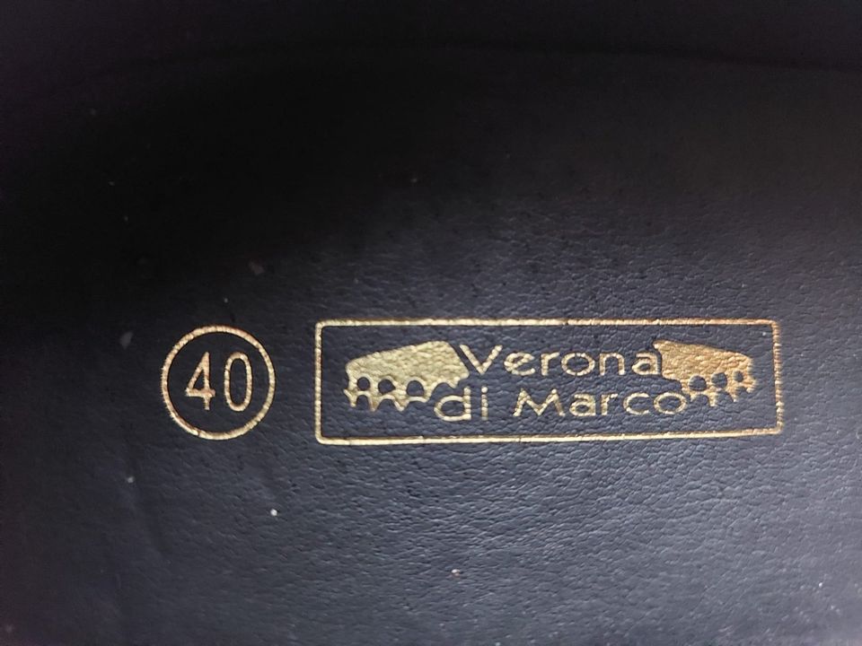 Schuhe in schwarz gr 40 Verona di Marco in Horst (Holstein)