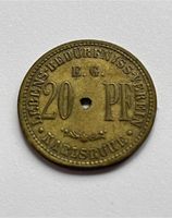 20 Pfennig Münze Lebens Bedürfniss-Verein Karlsruhe Hessen - Zwingenberg Vorschau