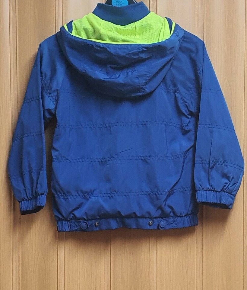 ZARA Boys Jungen Kinder Regenjacke Jacke mit Kapuze Gr.116 Blau in Ingolstadt