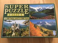 ❤️ Puzzle Set 3 Stück 1000 & 500 Teile Schmid Puzzle neuwertig Rheinland-Pfalz - Bogel Vorschau