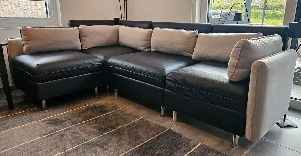 Ikea Vallentuna Modul Sofa Couch Ottomane Ecksofa Wohnlandschaft in Altenmünster