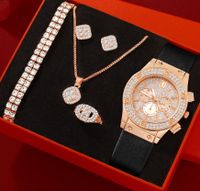 Gift Box: 6 Stück Set Roségold Luxus uhr Frauen Ring Halskette .. Nordrhein-Westfalen - Sankt Augustin Vorschau