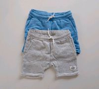 2x H&M Sweat-Shorts Gr. 80 hellblau grau Jungen kurze Hose Hessen - Hattersheim am Main Vorschau