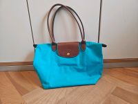 Neuwertige Longchamp Pliage Shopper Tasche in Türkis Kr. München - Grasbrunn Vorschau