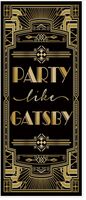 Great Gatsby Party Schild Poster Türabdeckung Fotowand Plakat Niedersachsen - Jesteburg Vorschau