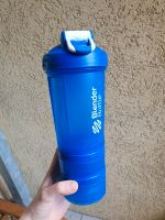 Blender Bottle Shake Flasche mit 2 Supplement Dosen Pro Stak blau Sachsen-Anhalt - Halle Vorschau