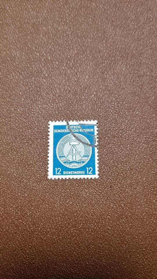 DDR  Briefmarken mit Stempel in Griesheim