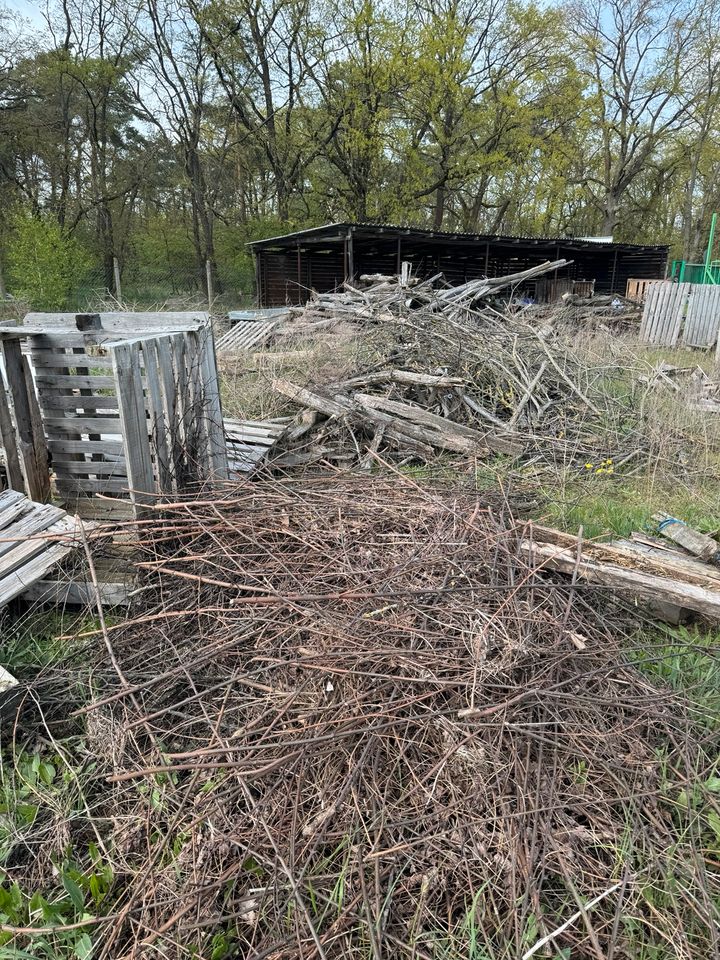 Kostenlos Brennholz / Altholz / Holz gemischtem Zustand in Mittenwalde