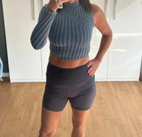 Fein geripptes Shirt  von zara blau bauchfrei gr. XS Wandsbek - Hamburg Bergstedt Vorschau
