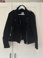 Cord Jacke Biker schwarz Niedersachsen - Weyhe Vorschau