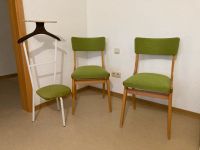 2 Stühle und Herrendiener grün Retro Stuhl kleiderdiener Nordrhein-Westfalen - Freudenberg Vorschau