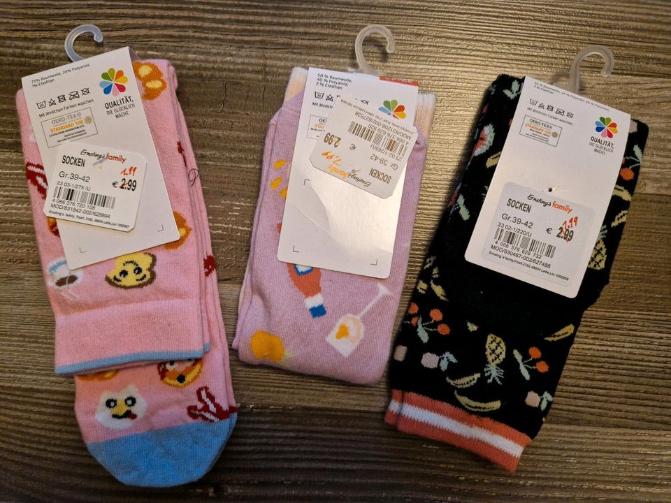 3er Set Happy Socken Söckchen neu ovp 39-42 bunt in Dortmund