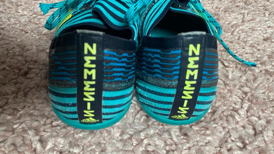 Adidas Nemeziz FuBballschuhe Turnschuhe Gr.35 turkis blau