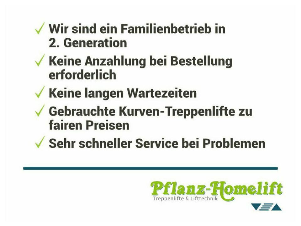 TREPPENLIFT DRINGEND NOTFALL? WIR MONTIEREN IN 24H ab in Köln