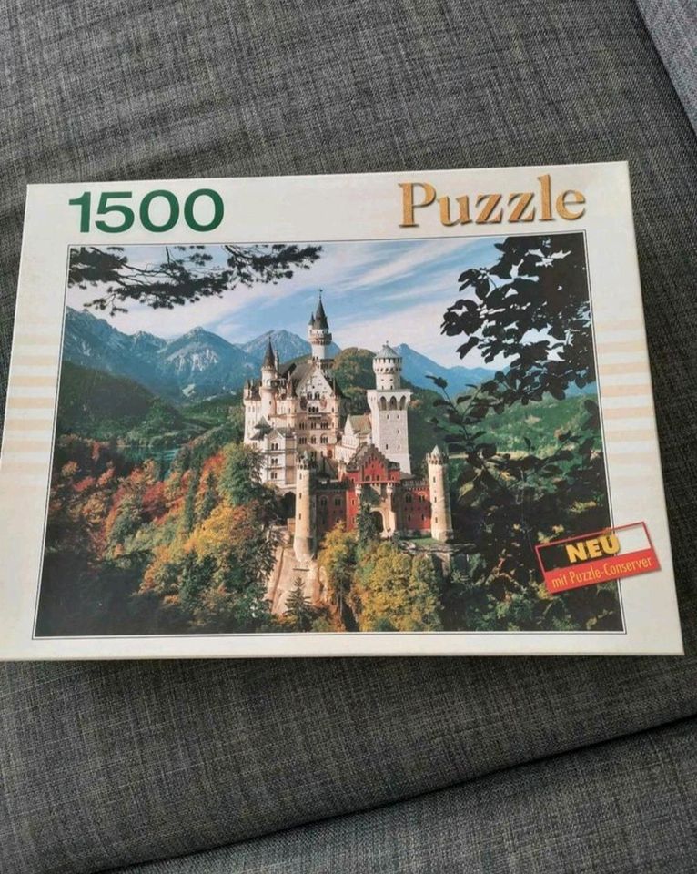 Puzzle 1500 Stück, Neuschwanstein, NEU in Bottrop