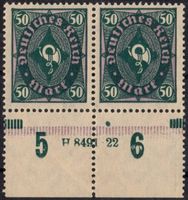 DR: MiNr. 209 P Y HAN, 00.12.1922, "Posthorn", HAN, postfrisch Brandenburg - Brandenburg an der Havel Vorschau