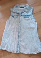 Jeanshose, Jeanshemd, kurzarm mit Spitze Bayern - Volkach Vorschau
