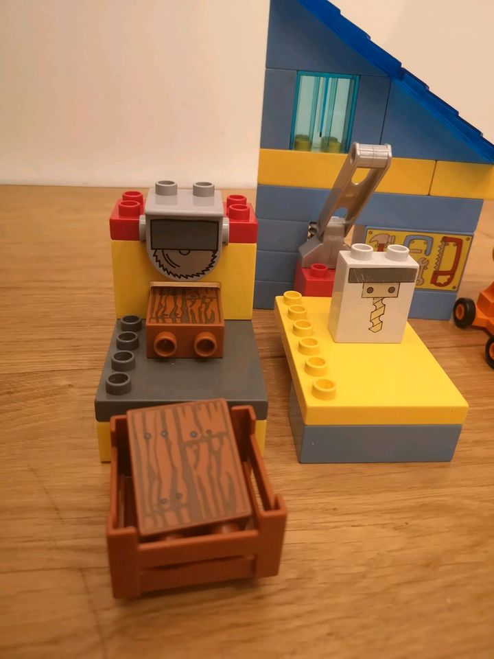 LEGO duplo Bob der Baumeister 3299 Sprinti & Mixi Bobs Werkstatt in Binzen