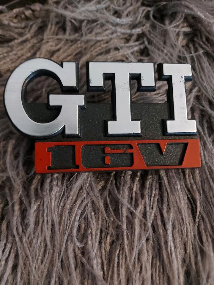 Golf 2 16V GTI Emblem Kühlergrill tuning selten rar in Hückeswagen