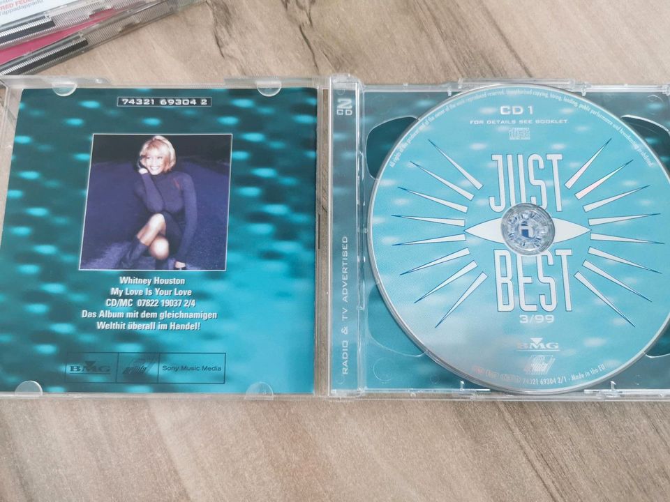 Alte CD Sammlung Just the Best Set von 1995 1996 1998 1999 in Gommern