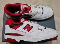 New Balance 550 weiß-rot in 44 Niedersachsen - Wittingen Vorschau