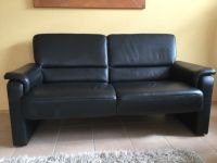 Couch Ledercouch Sofa schwarz Nordrhein-Westfalen - Schwalmtal Vorschau