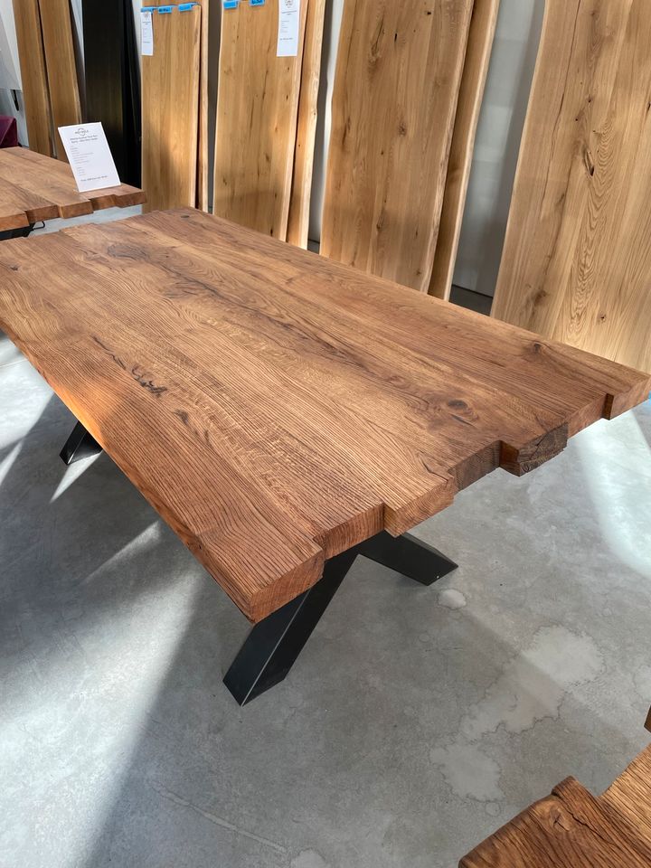 Tisch aus Alteiche Esstisch Konferenztisch Holztisch 220x100cm in Monheim am Rhein