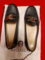 Aigner Mokassin Slipper NEU Gr 38 schwarz Nordrhein-Westfalen - Datteln Vorschau