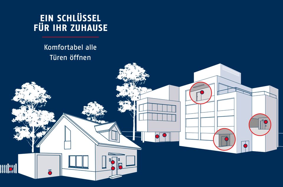 Sicherheit für jedes Bedürfnis: Elektronische und Mechanische Schließanlagen, Top-Qualität zum Bestpreis! Für Privat- & Gewerbe Objekte - Schließanlagen von ABUS - ! Kostenloses Beratungsgespräch ! in Rüsselsheim