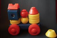 DDR Spielzeug Steckbaustein Kinder Eisenbahn Plastik vintage Sachsen - Kirschau Vorschau