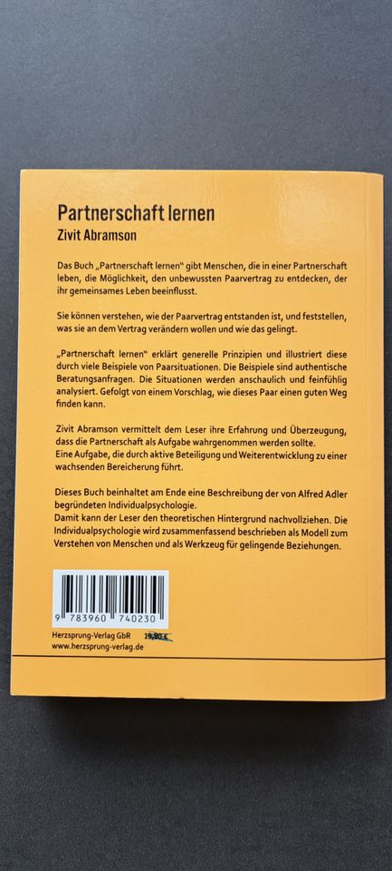 Partnerschaft lernen - Zivit Abramson, Herzsprung Verlag in Kirkel