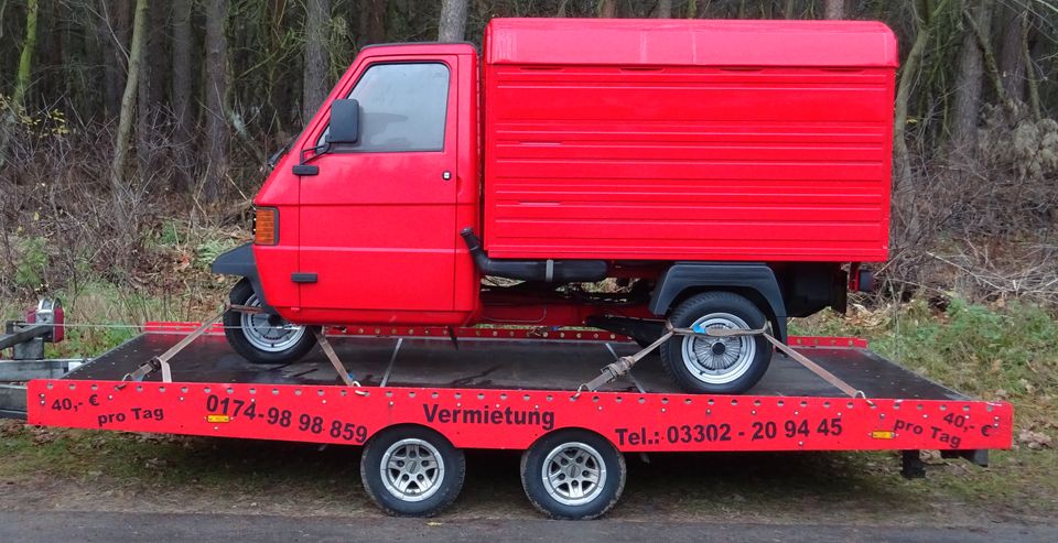 Autotrailer Autotransportanhänger mieten Verleih Pkw Anhänger Nr1 in Hennigsdorf