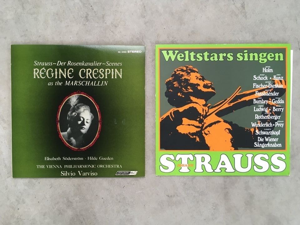 2x Schallplatte LP Richard Strauss Rosenkavalier Johann Strauss in Osloß