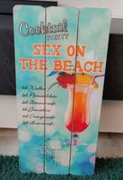 Holzschild Cocktail Sex on the Beach Rezept NEU 30x60 cm Deko Nordrhein-Westfalen - Witten Vorschau