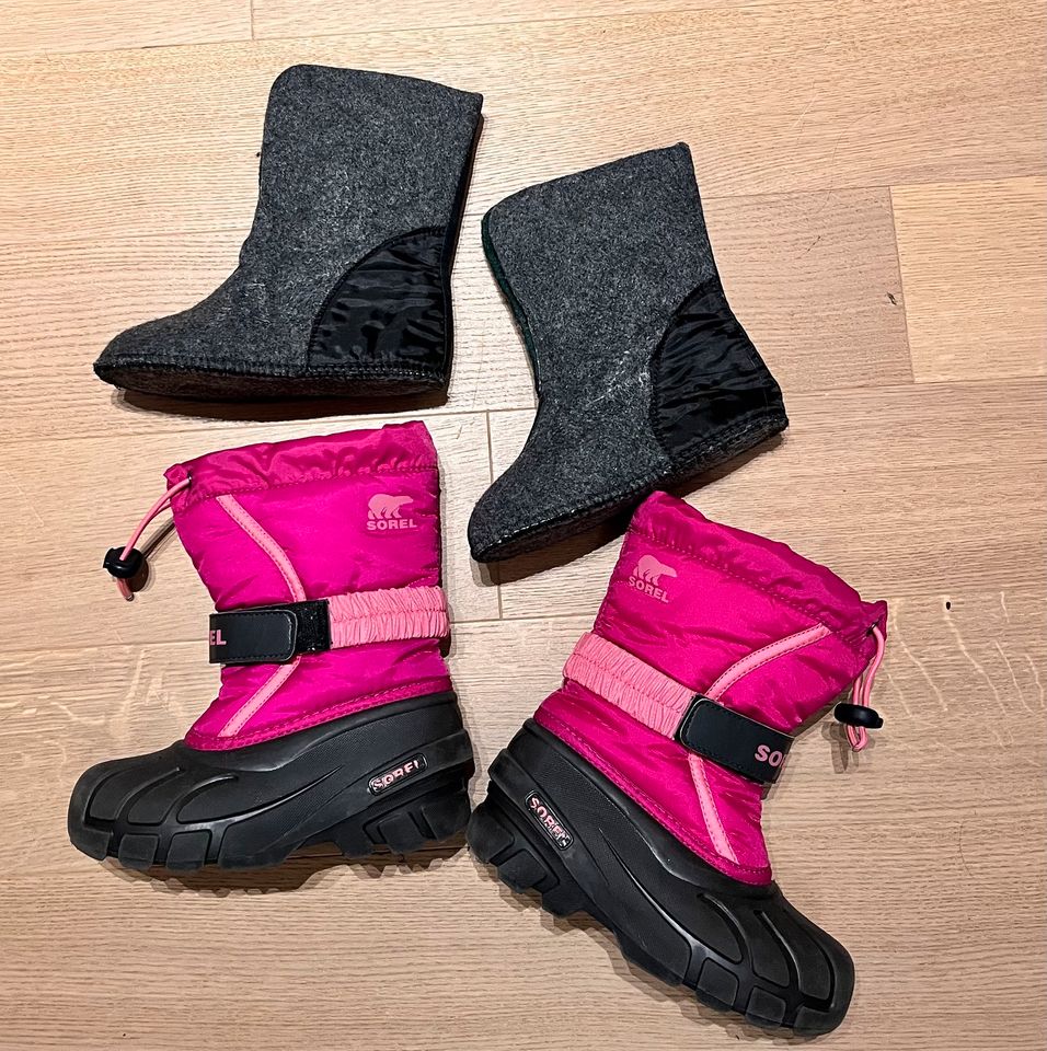 Winterschuhe Kinder von Sorel guter Zustand in Frankfurt am Main