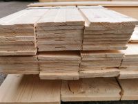 30 m² Sonderposten Fichte Profilholz (8€/m²) 9x115x4500 mm Glattkantbrett Fassadenverkleidung Deckenverkleidung Wandverkleidung Schalbretter Holzbretter Holz Bretter Profilbretter Rhombus 2293 Hessen - Birstein Vorschau