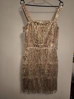 Auffälliges Partykleid mit Glitzer, Fransen - Größe S Baden-Württemberg - Freudenberg Vorschau