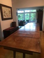 massiv. antiker Holztisch bis zu einer Länge von 3,35 m ausziehb. Niedersachsen - Hildesheim Vorschau